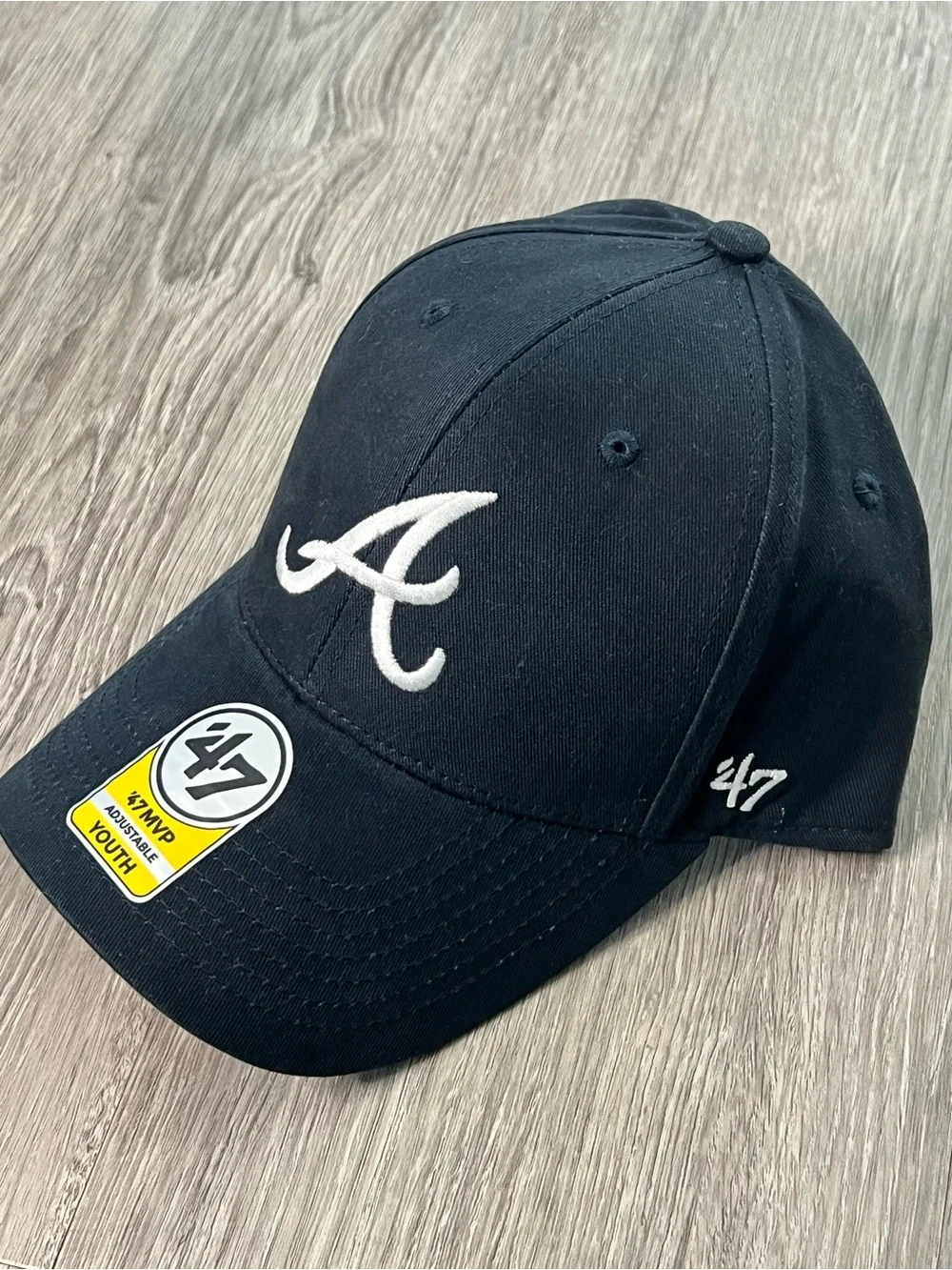 ’47 Youth Dark Navy Atlanta A Logo Adjustable Cap